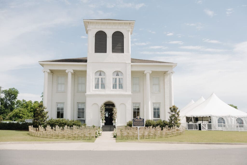 The historic dirsh house wedding ceremony